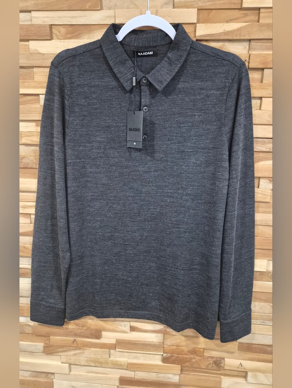Naadam Light Long Sleeve Polo - Size M - New With Tags!